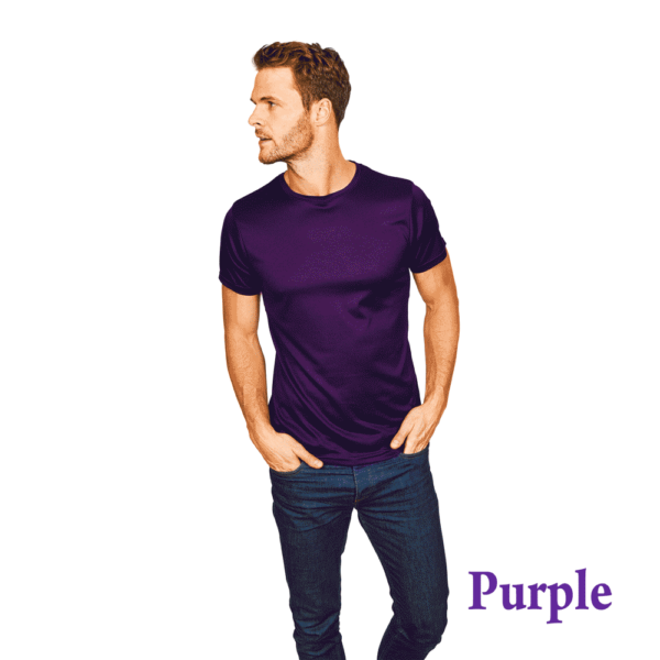 Micro Pique Polo Knit Polyester T-shirt - Image 15