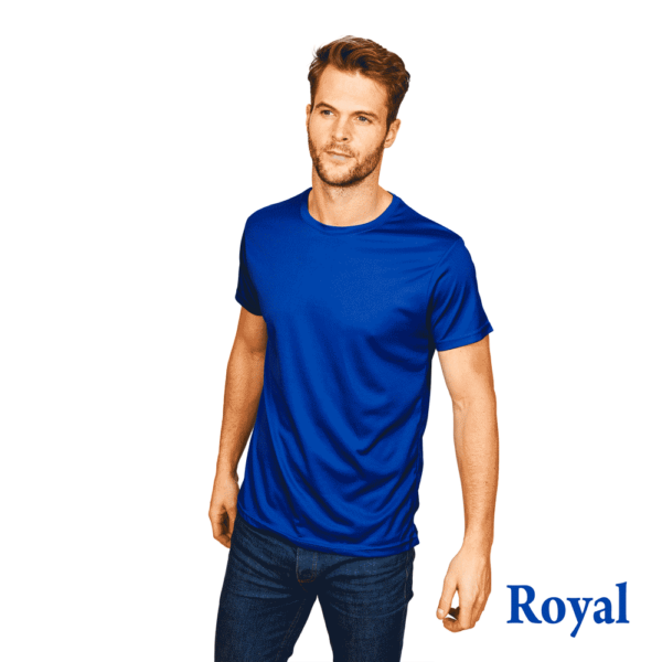 Micro Pique Polo Knit Polyester T-shirt - Image 11