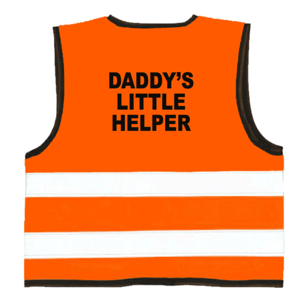 Daddy's Little Helper Hi Vis Vest - Image 2