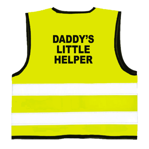 Daddy's Little Helper Hi Vis Vest - Image 4