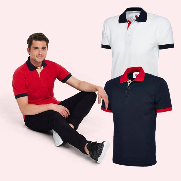 Uneek Contrast Poloshirt UC107