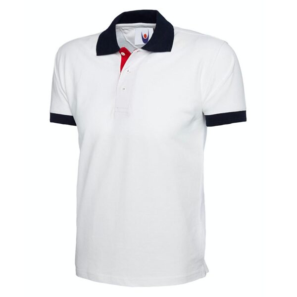 Uneek Contrast Poloshirt UC107 - Image 4