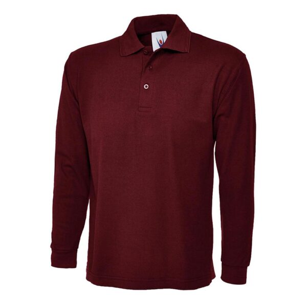 Uneek Longsleeve Poloshirt UC113 - Image 2