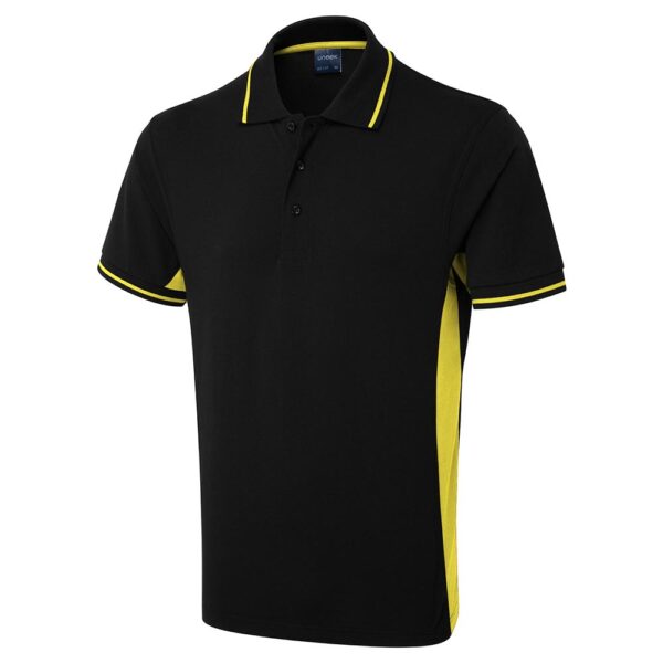 Uneek Two Tone Poloshirt UC117 - Image 3