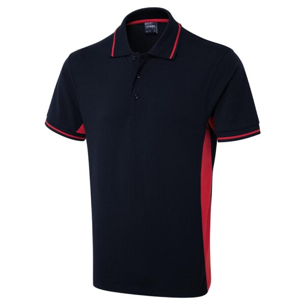 Uneek Two Tone Poloshirt UC117 - Image 4