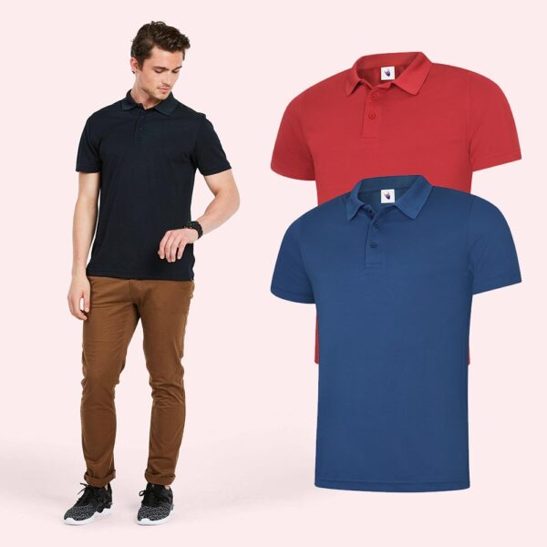 Uneek Mens Super Cool Workwear Poloshirt UC127