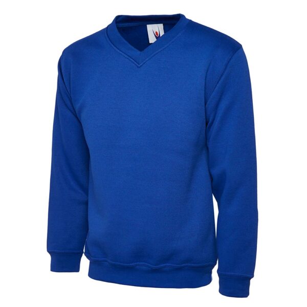 Uneek Premium V-Neck Sweatshirt UC204 - Image 2