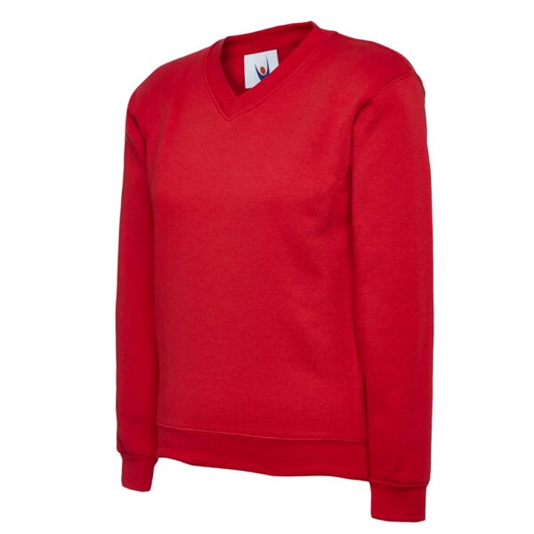 Childrens V Neck Sweatshirt UC206 - Image 2