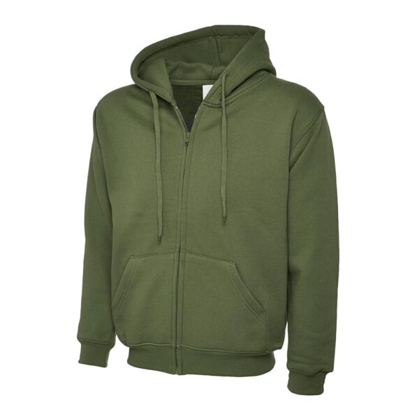 Uneek Classic Full Zip Hooded Sweatshirt UC504 - Image 4