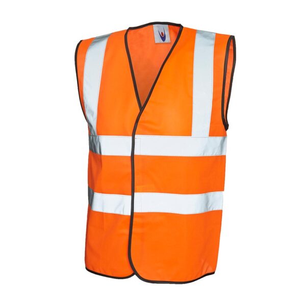 Uneek Sleeveless Safety Waist Coat UC801 - Image 3